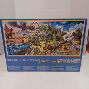 James Hamilton Deluxe Jigsaw Puzzle 'Wildlife Before Mankind' 1000 Pcs.